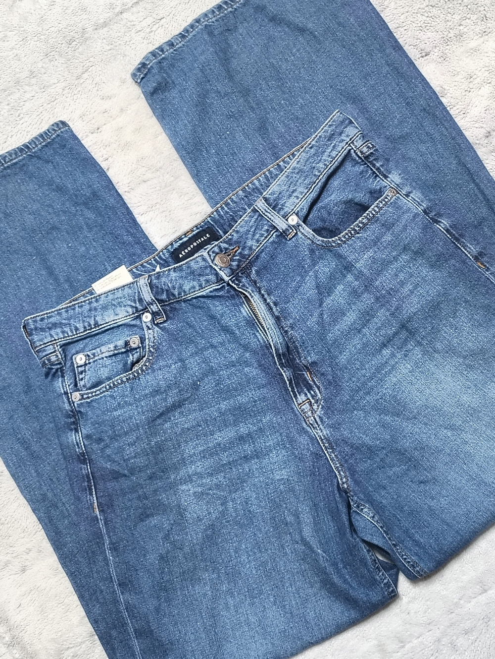 NWT Aeropostale High-Rise Wide Leg Jean Women's 14 Bohemian Vintage Vibes Retro - Picture 6 of 12